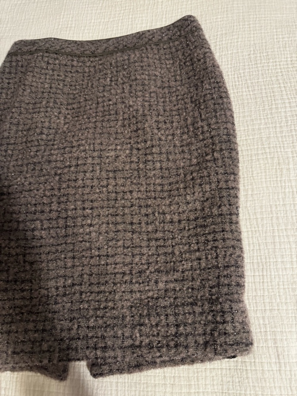 J Crew Women’s Wool Blend Size 4 #2 Pencil Skirt Winter Casual Travel - Picture 2 of 12